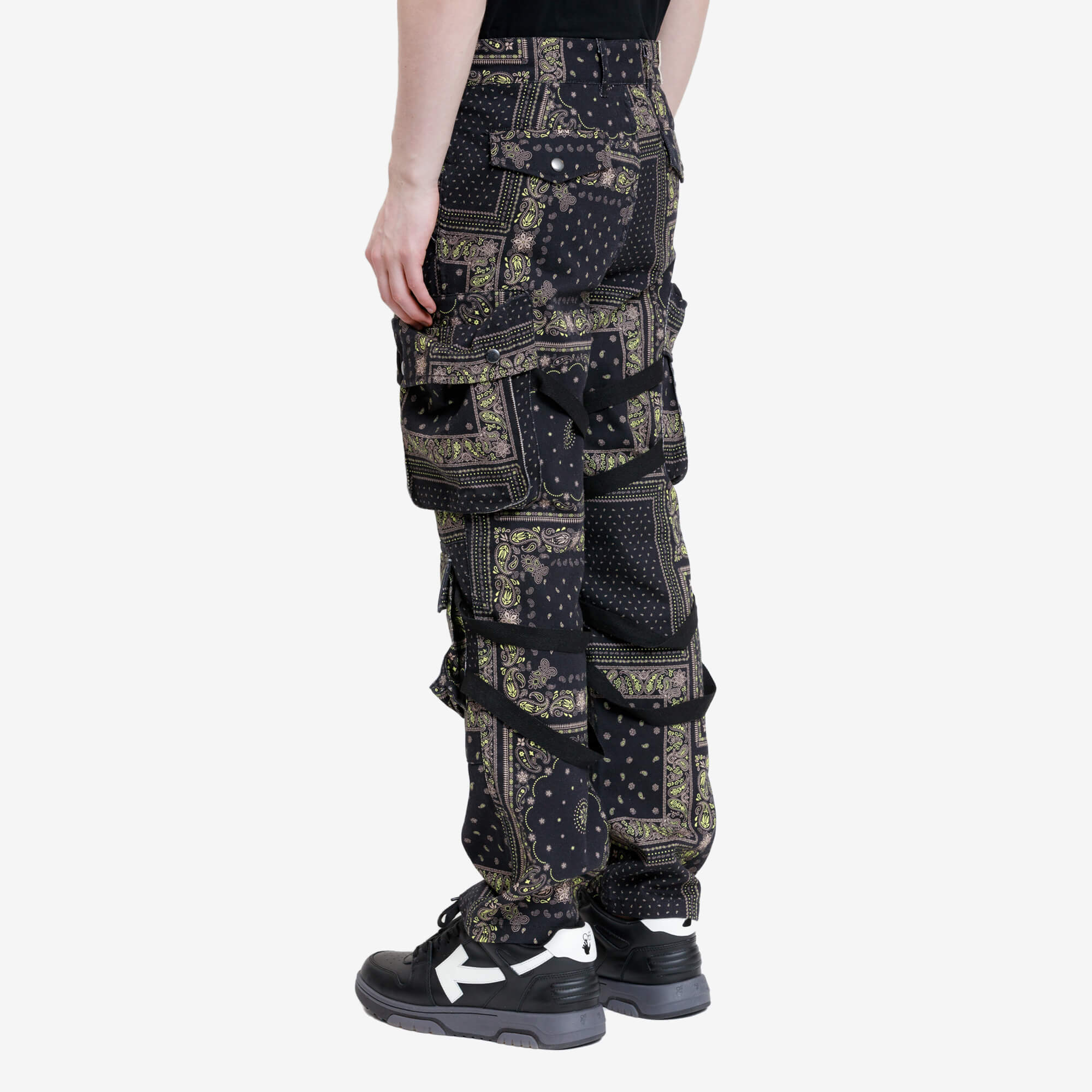 Yellow Paisley Bondage Pants - Image 4