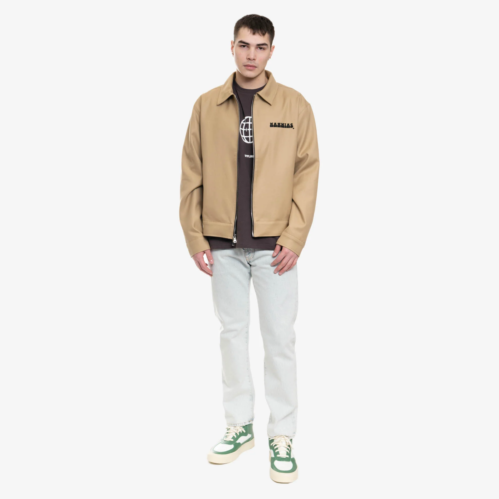 Zip Up Worker Jacket - Image 2